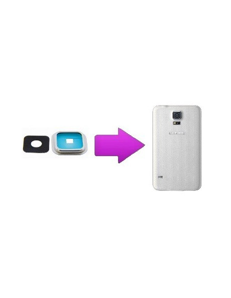 -changlentillearsams5-Remplacement lentille arrière Samsung Galaxy S5 