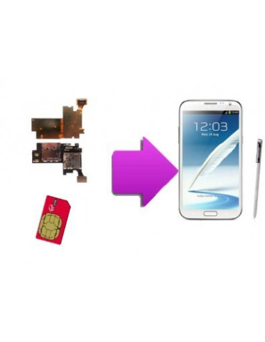 -hanglecteursimsamn2-Changement lecteur SIM SAMSUNG Galaxy Note 2