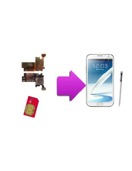 -hanglecteursimsamn2-Changement lecteur SIM SAMSUNG Galaxy Note 2
