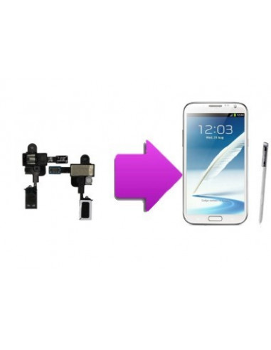 -changjackecoutsamn2-Changement nappe jack/écouteur interne SAMSUNG Galaxy Note 2