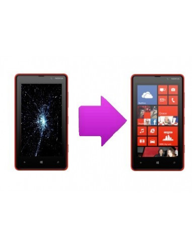 -changblocecranlcdnl820-Changement bloc écran lcd + tactile Nokia Lumia 820