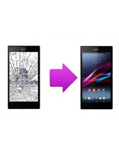 -changlcd+tactilesonyxzultra-Changement LCD + vitre tactile Sony Xperia Z Ultra