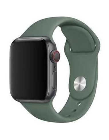 Apple Watch (Series 5) 2019 GPS + Cellular 40 mm - Aluminium Gris sidéral - Bracelet sport Vert