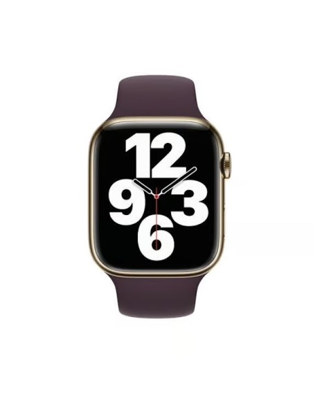 Apple Watch Series 7 (2021) GPS + Cellular 41 mm - Acier inoxydable Or - Bracelet sport Mauve