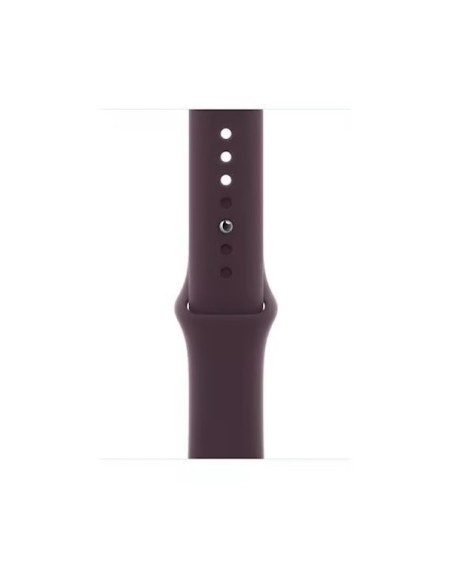 Apple Watch Series 7 (2021) GPS + Cellular 41 mm - Acier inoxydable Or - Bracelet sport Mauve