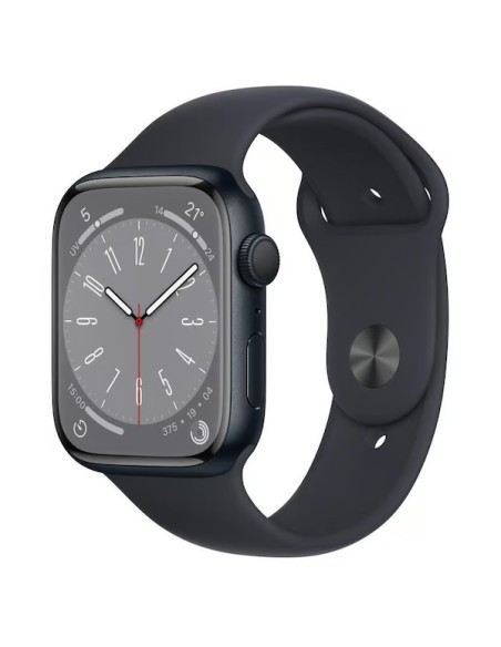 Apple Watch Series 9 (2023) GPS + Cellular 41 mm - Aluminium Minuit - Bracelet sport Noir