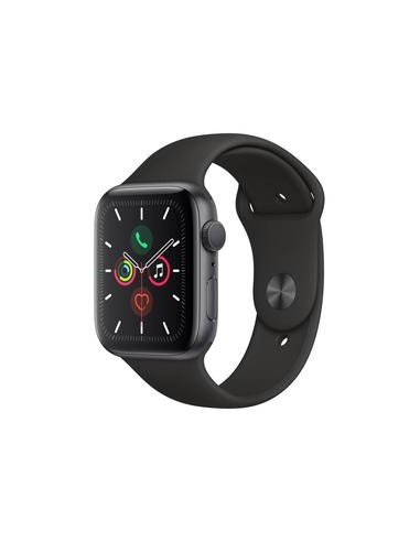 Apple Watch Series 5 (2019) GPS 44 mm - Aluminium Gris sidéral - Bracelet sport Noir