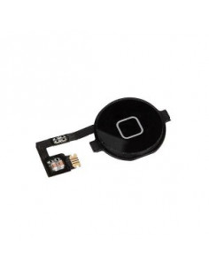 -boutonhomepouriphone4avecnappe-Bouton home pour iPhone 4 noir ou blanc avec nappe