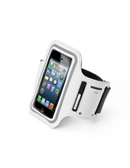 -brassardpouriphone5 -Brassard pour iPhone 5/5S Blanc